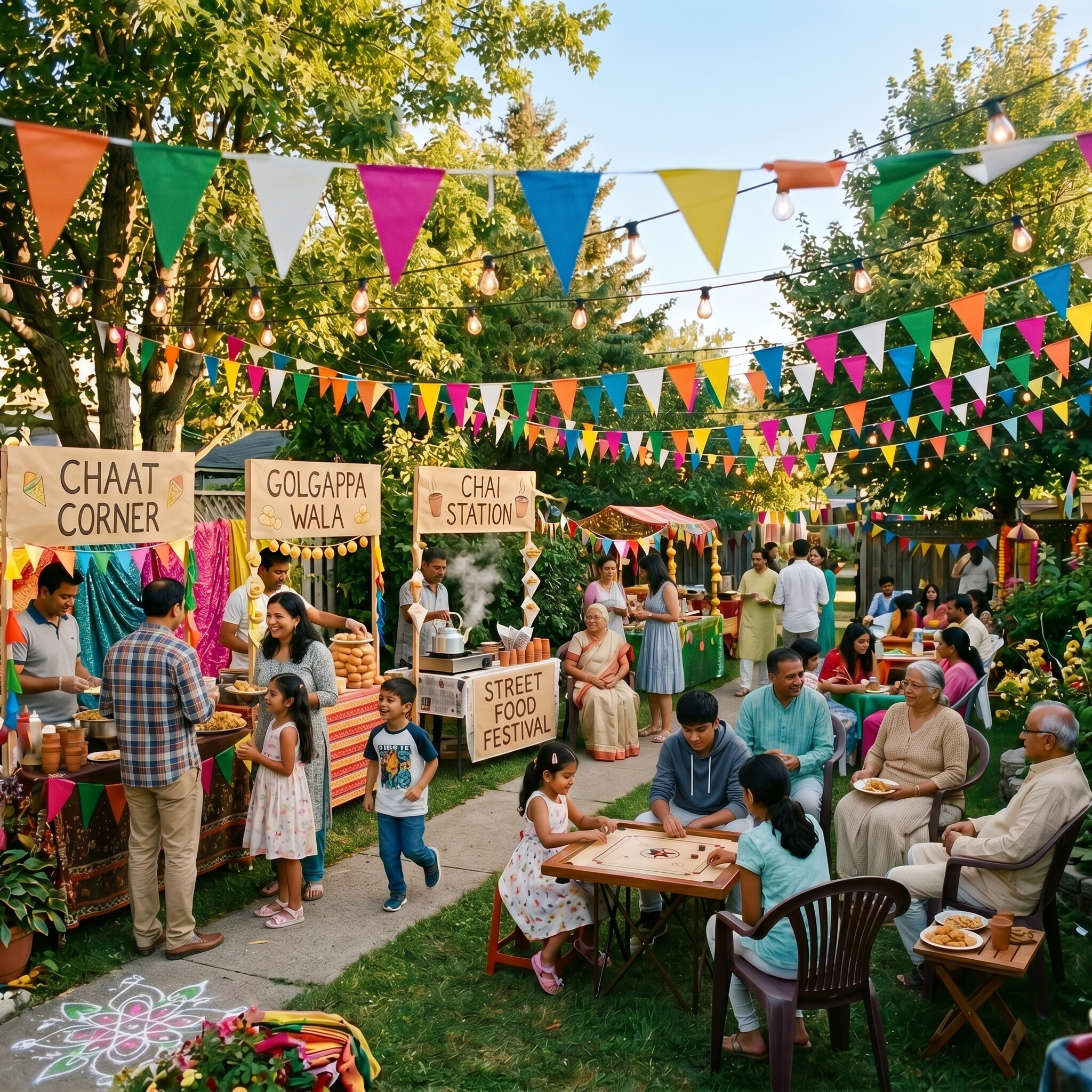 Desi Backyard Carnival Party Ideas: Games, Food Stalls & Decor for Kids